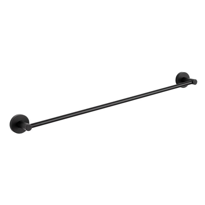 JM11B  Stainless Steel 304 Wall Mounted Holder Hook Storage Rack Punching Style Towel Rack Towel Bars Black