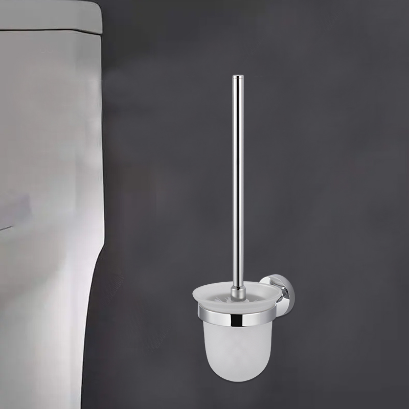 TMA60  Modern Toilet Cleaning Brush Holder Bathroom Accessory 304 Stainless Steel Handle Toilet Cleaning Brush with Holder