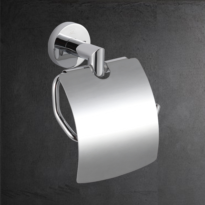 TMA70B  Hotel Bathroom Toilet  Roll Holder Dispenser Toilet Tissue Paper Holder with Waterproof Cover Customized Paper Holder