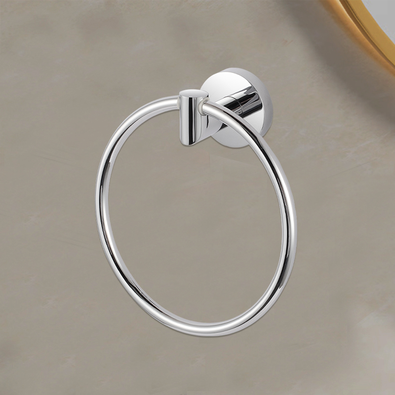 TMA20 Luxury Hotel Villa Stainless Steel Towel Ring Bathroom Wall-mounted 304 Rack Bar Apply Kitchen Bathroom OEM ODM