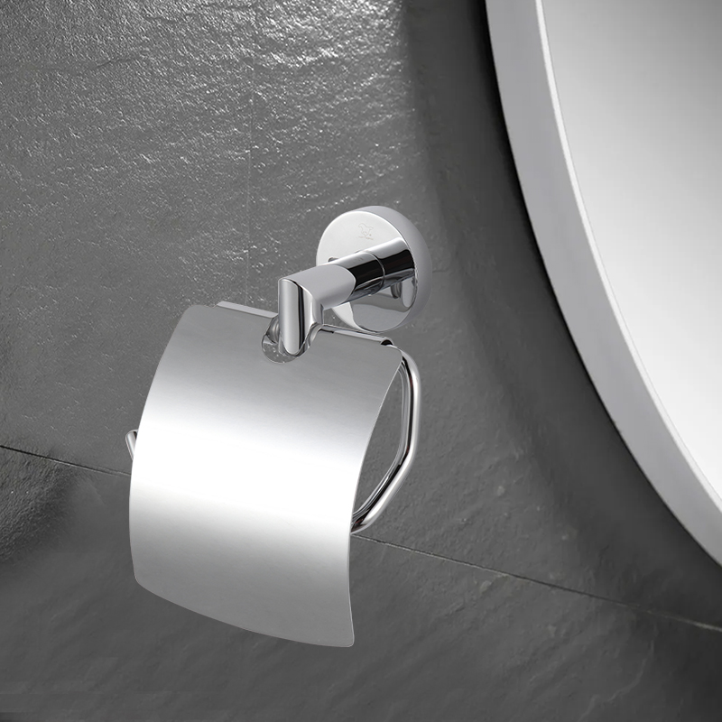 TMA70 Hotel Bathroom Toilet Paper Roll Holder Dispenser Toilet Tissue Paper Holder with Waterproof Cover Customized