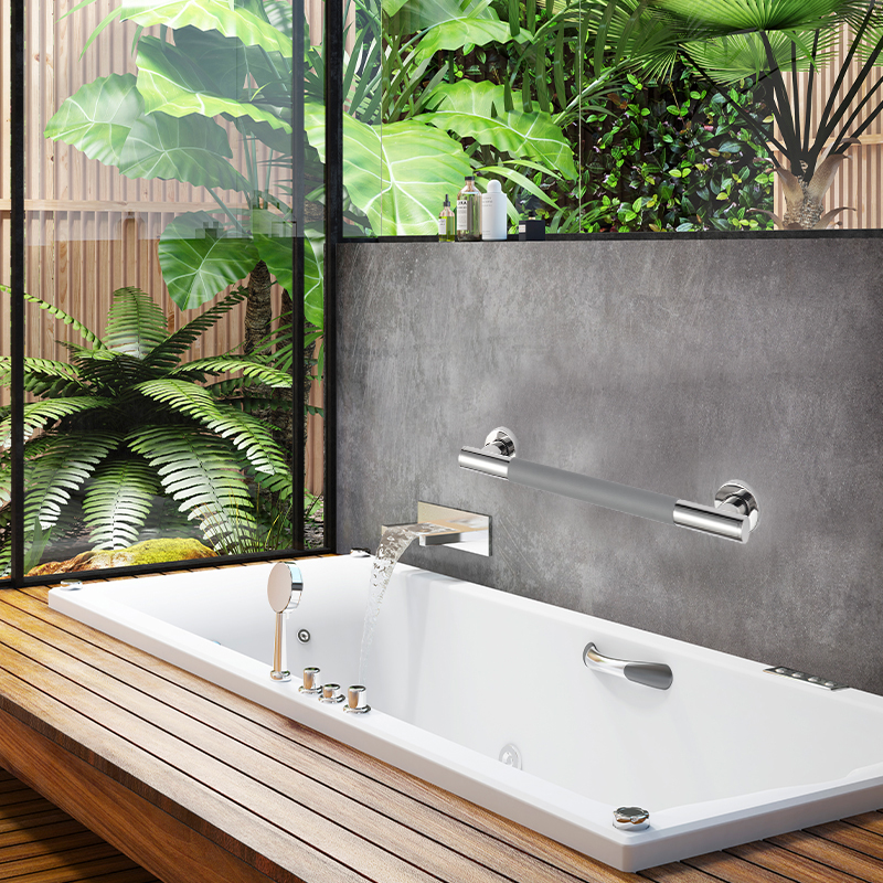 HM351-540 Customized toilet anti-slip handrail stainless steel grab bar for shower and bathroom