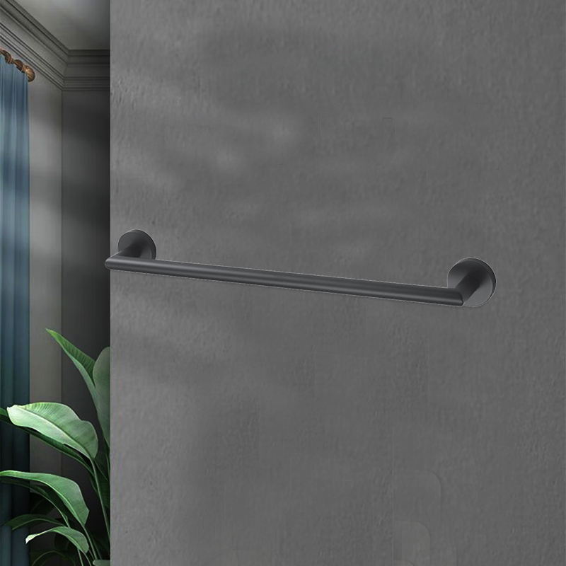 TMA11B  Factory Price Single Stainless Steel Towel Bar Rust Prevention Hotel and Home Towel Holder Single Bar Wholesales