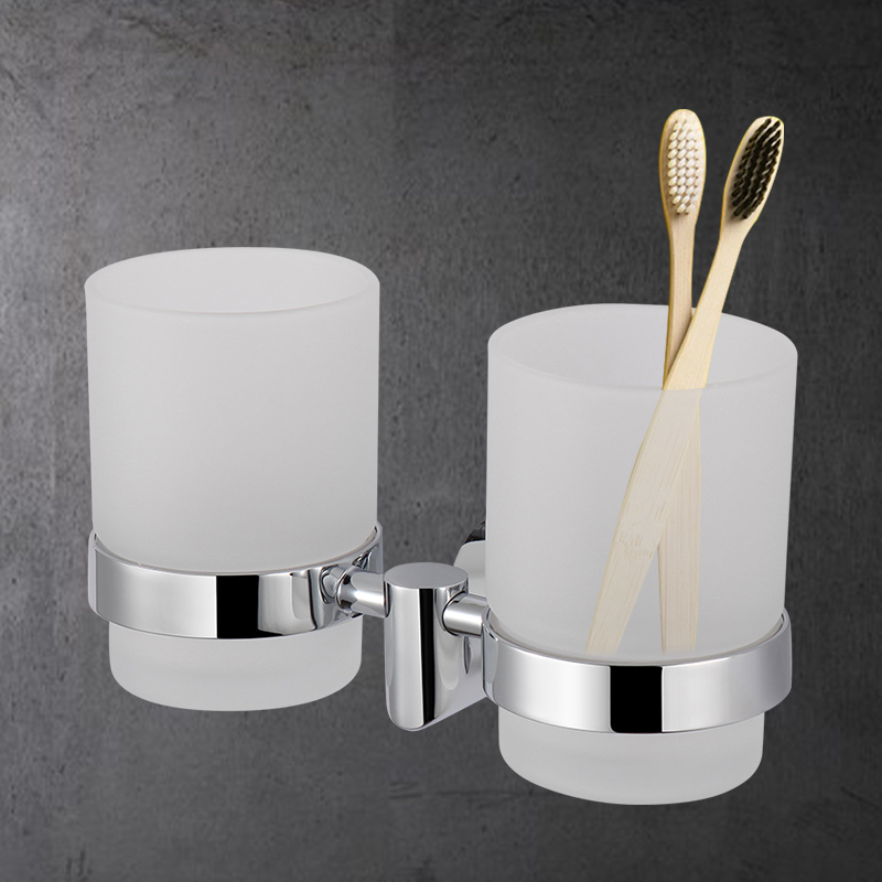 TMA42F Bathroom Metal Hanging Shower Baskets  for  Double Tooth Brush Holder for Storage Shelf Holder Shower Shelf