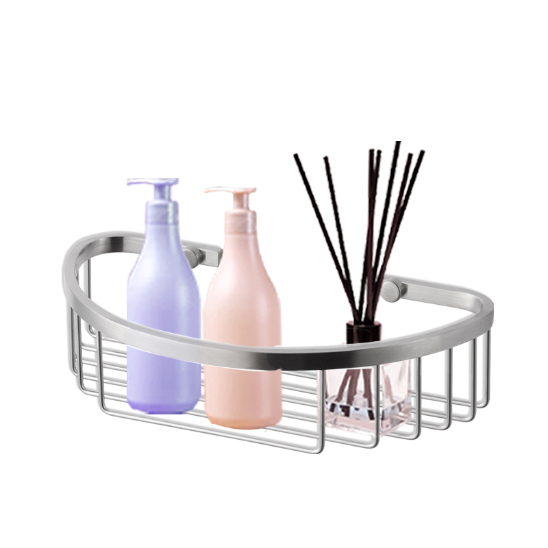 FC5195 Factory Supply Shower Caddy Wire Soap Basket Wall Stainless Steel Shampoo Basket