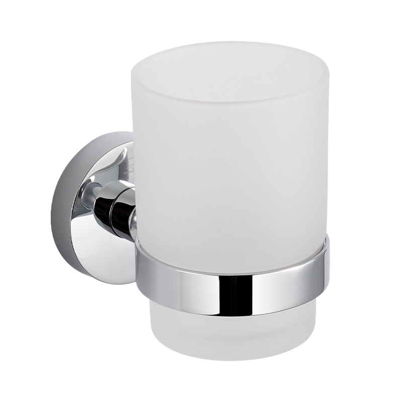 TMA41BF Stainless Steel Bathroom Metal Hanging Glass Holder Shower Toothbrush Holder for Storage Shelf Holder Shower Shelf 