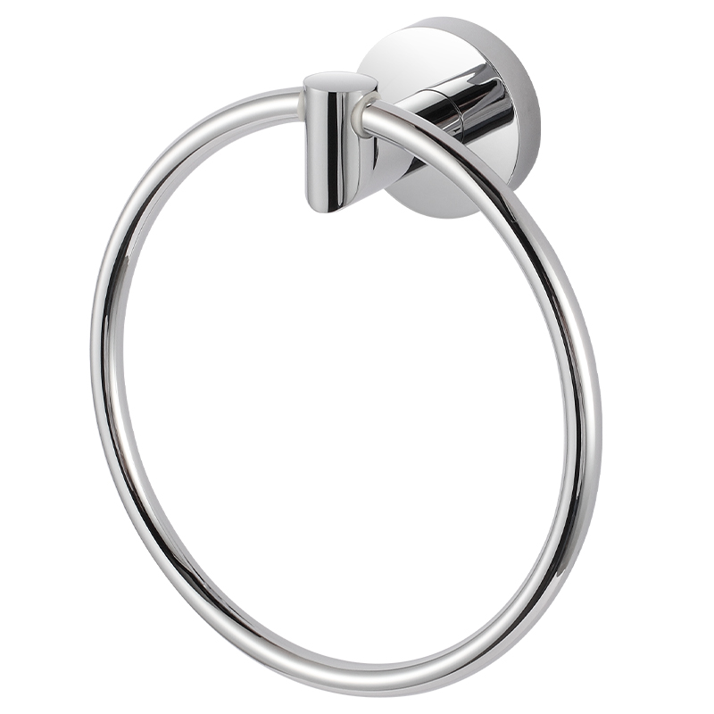 TMA20B  Household Bathroom Wall-mounted 304 Stainless Steel Towel Ring Towel Rack Bar Apply Kitchen Bathroom Hotel