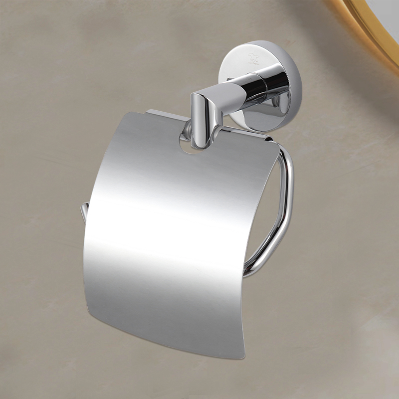 TMA70B  Hotel Bathroom Toilet  Roll Holder Dispenser Toilet Tissue Paper Holder with Waterproof Cover Customized Paper Holder