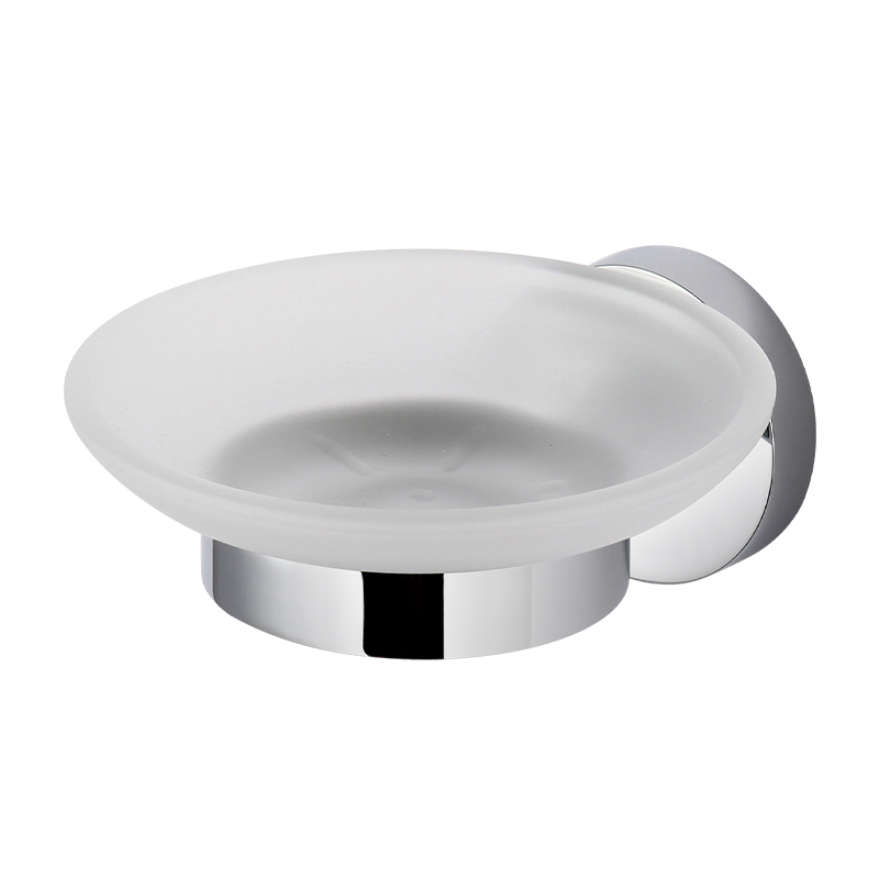 TMA51F Wall Mounted Soap Holder Container with Draining Soap Tray Dish for Bathroom Stainless Steel for Soap Use